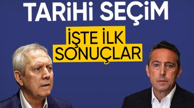 Fenerbahçe'de oylar sayılmaya başladı! Aziz Yıldırım mı, Ali Koç mu