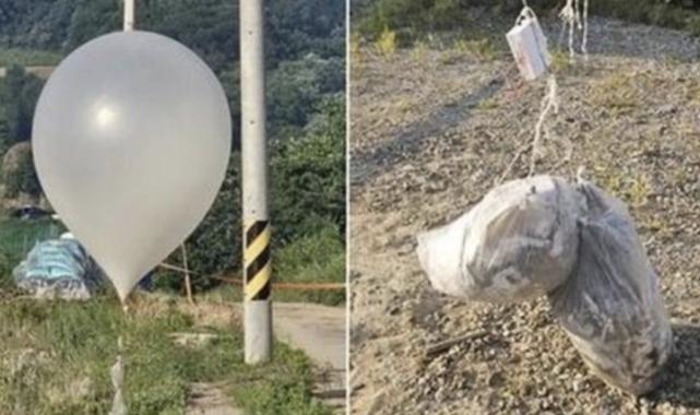 Koreler arası balon savaşında son durum: Broşür dolu balon gönderdiler