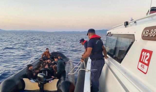 Bodrum’da 61 kaçak göçmen yakalandı